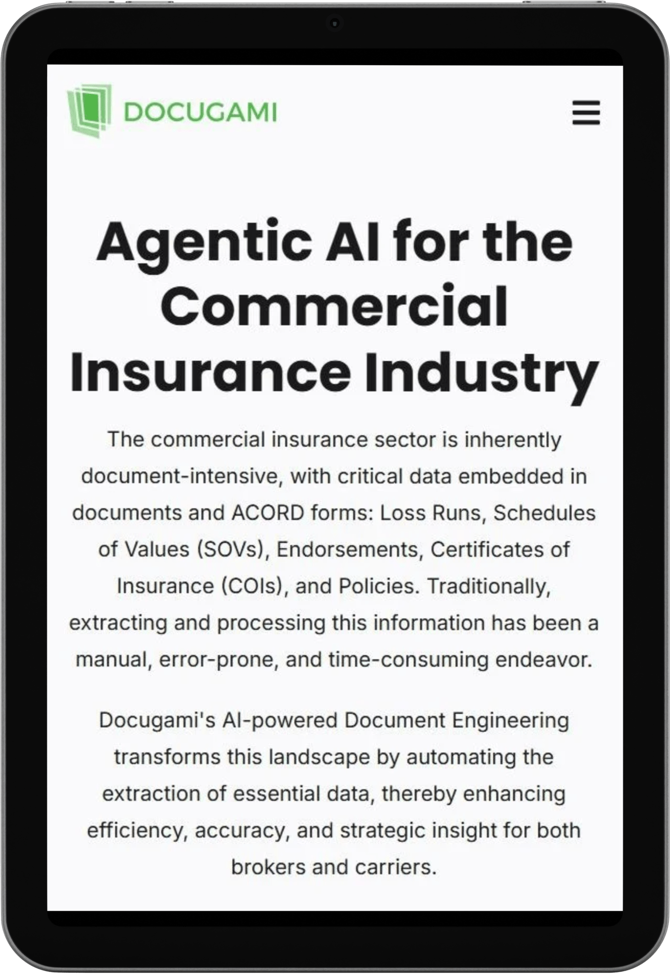 Agentic AI for Insurance