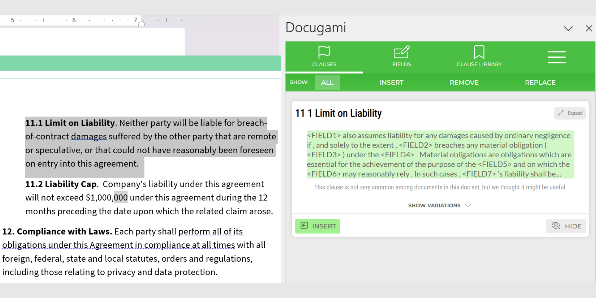 Docugami Assisted Authoring