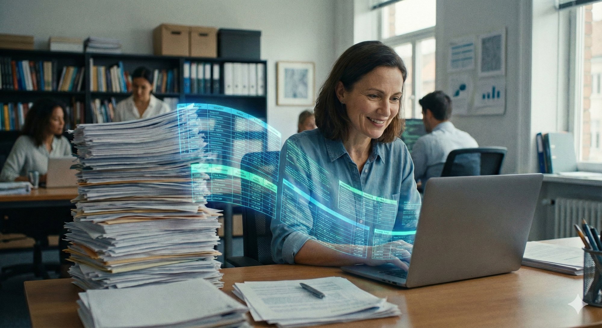 Structured data stream from documents